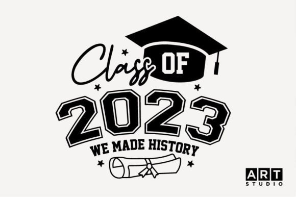Class of 2023 SVG Graduation Graphic for Blogs and Websites
