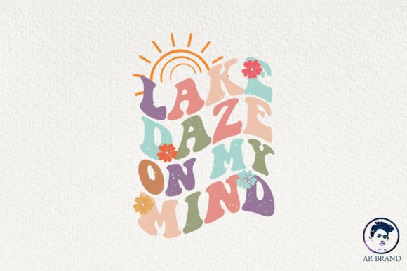 Lake Quote Sublimation Design for Crafts and Graphics