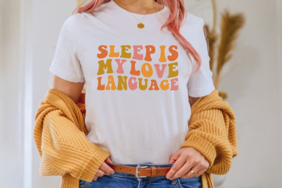 Sleep is My Love Language Retro Wavy Svg Review